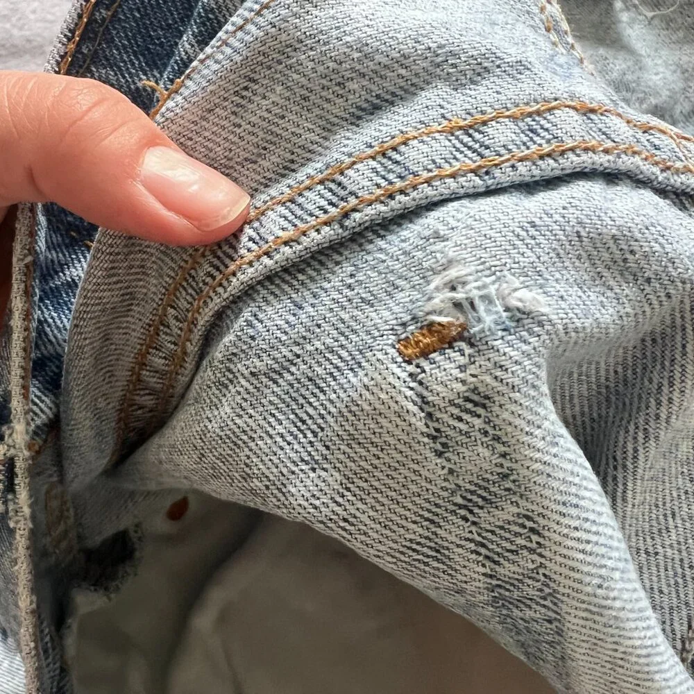 Vintage Levi’s 505 Orange Tab Straight Leg Jeans 38x30 - Picture 7 of 7